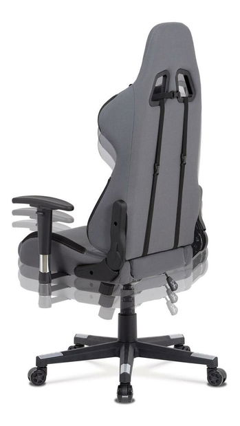 Gaming fotelja Salidos (siva + crna)