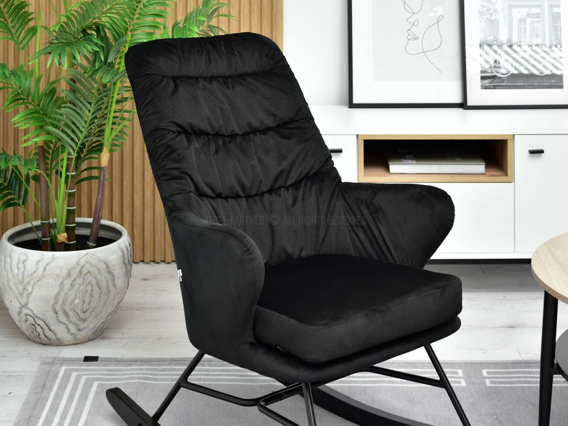 Fotel Lusil (fekete)