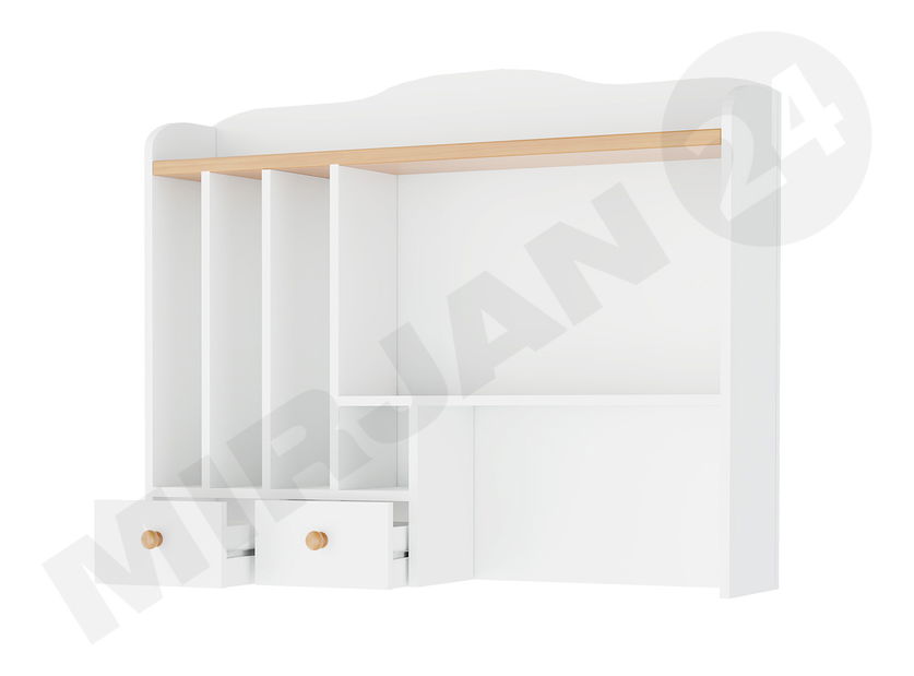 PC stolić Kokos KS-4 (bijela + hrast nash)