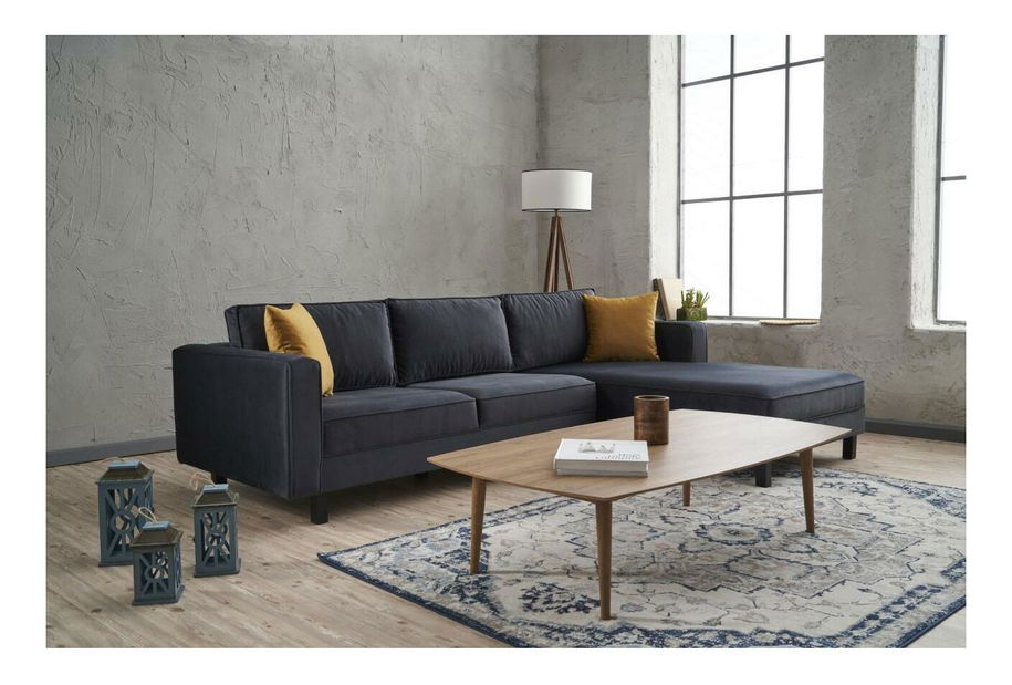 Sarokkanapé Kalen 1 (J) (antracit zamat)