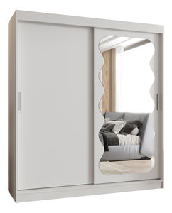 Dulap de haine 180 cm Spock (alb)