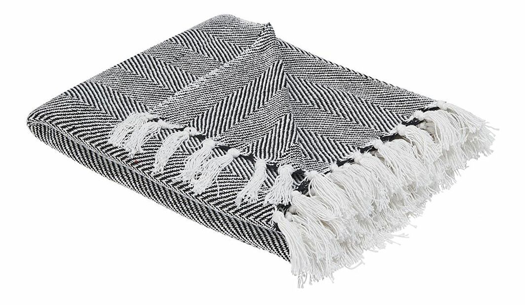 Pătură 160x130 cm TANAMI (textil) (negru)