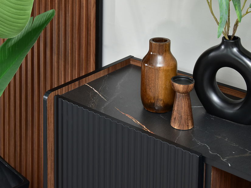 TV stolík/skrinka Protegidas P16 (čierna)