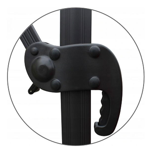 Vrtni suncobran Rona 1 (siva)