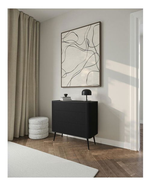 Komód Oglio O3 (fekete)