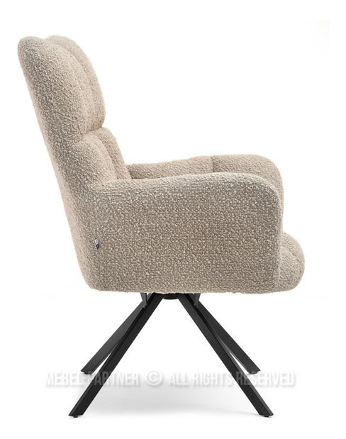 Kreslo Kikino X (béžová + čierna)