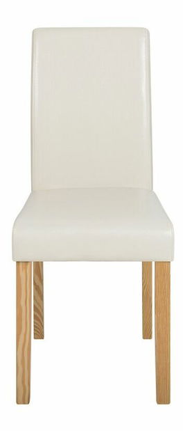 Set 2 ks. jedálenských stoličiek BORWAY (koža) (béžová)