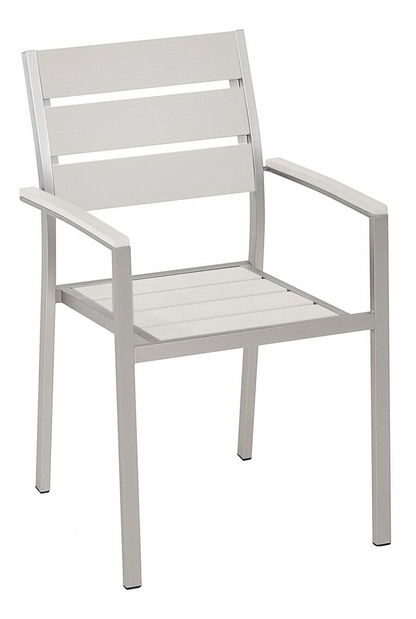 Set vrtnih stolica 6 kom. VERO (šperploča) (bijela)