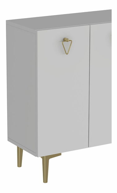 Skrinka Leya (biela + zlatá)