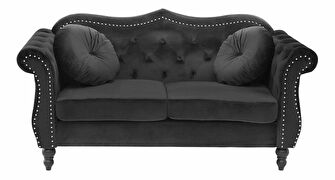 Sofa dvosjed Stege (crna)