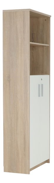 Regál so skrinkou Hansa 2 NEW 10 (dub sonoma + biela) *výpredaj
