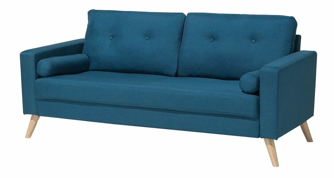 Kétszemélyes kanapé Kolding (kék)