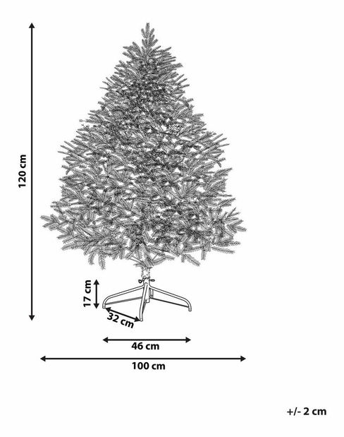 Karácsonyfa 120 cm Fergus (kék)