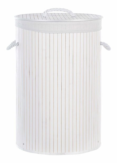 Kôš na bielizeň Shirell (biela) 