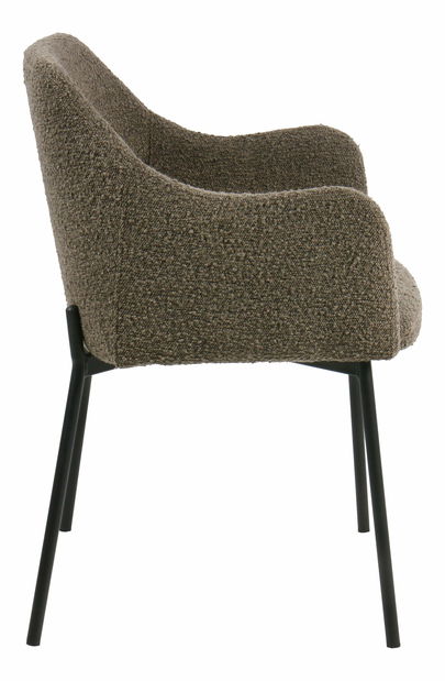 Jedálenská stolička Miateria (hnedá)