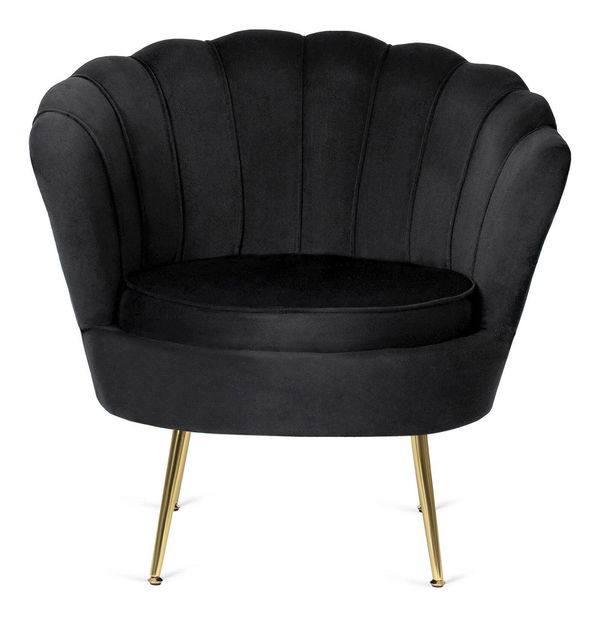 Fotoliu Guarida (negru) (cu taburete)