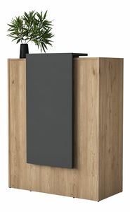 Recepciós pult Majoren (dió + antracit)