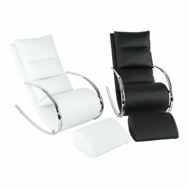 Fotelja za ljuljanje Reta (bijela) 