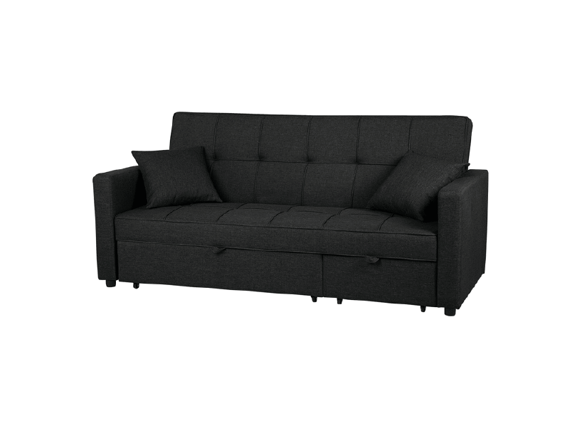 Háromszemélyes kanapé Gunds (fekete)