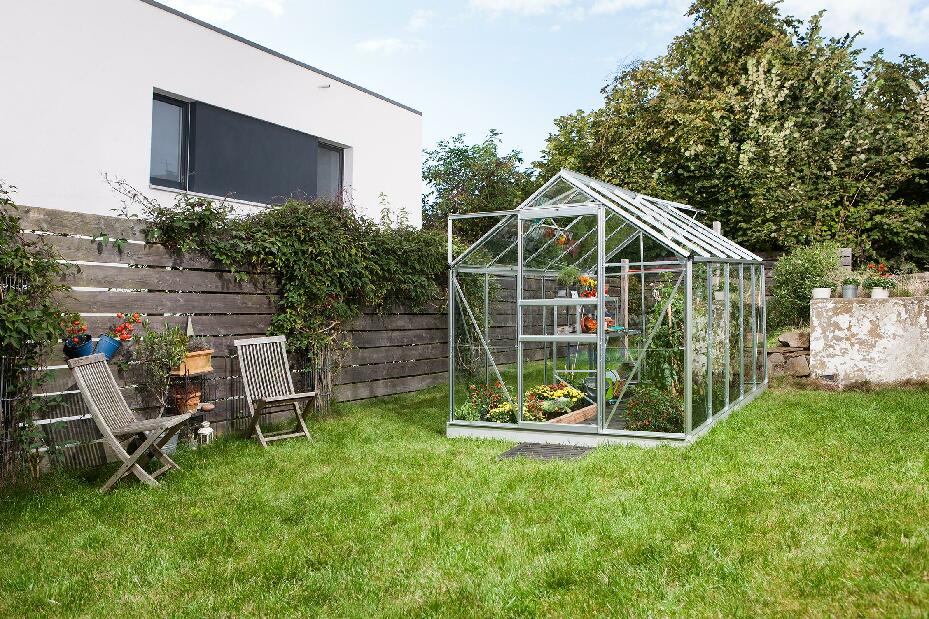 Stil clasic Greenhouse Venus 6200 (sticlă + aluminiu anodizat)