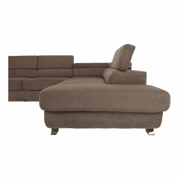 Rohová sedačka Lyng (hnedá) (P)