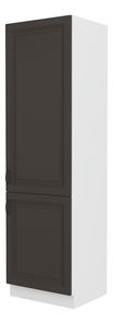 Dulap de bucătărie pentru alimente Sheila 60 DK 210 2F (alb + grafit)