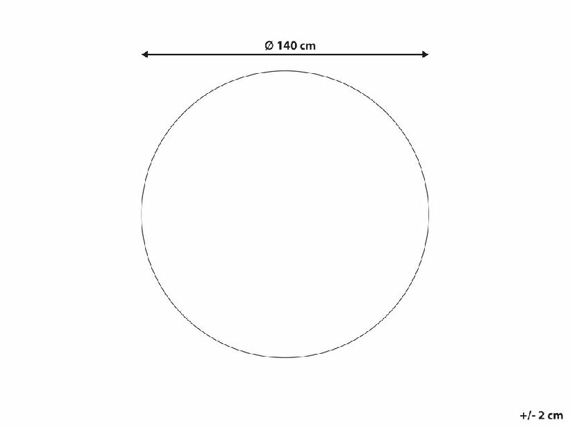 Tepih ⌀ 140 cm Gesy (zelena)