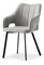 Stolička Carl (sivá + čierna)