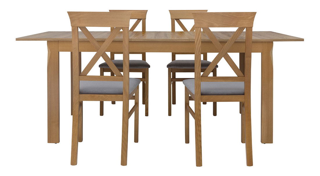 Jedálenský stôl BRW Bergen STO/160 (pre 6 až 8 osôb)