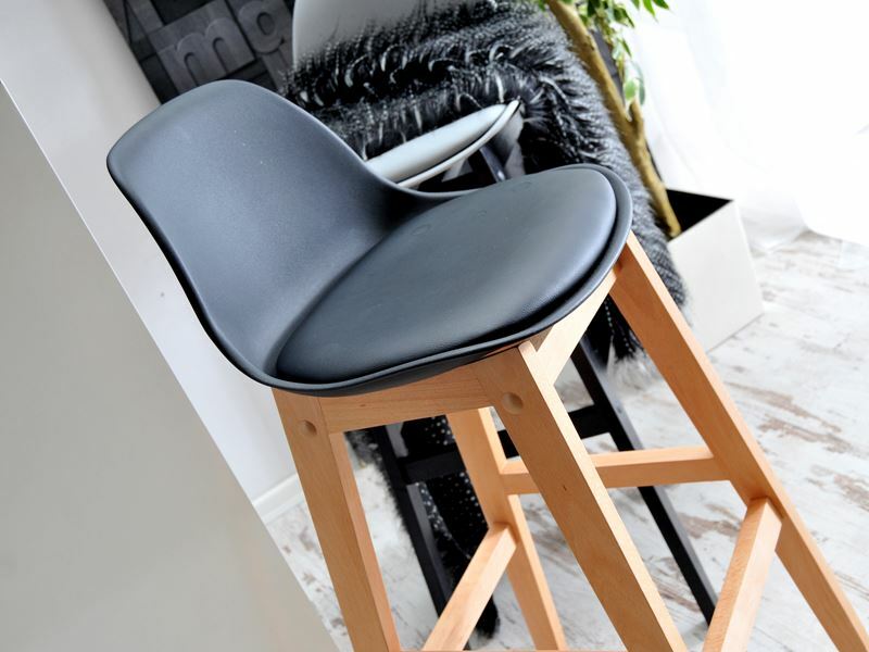 Scaun Evan (negru + fag)