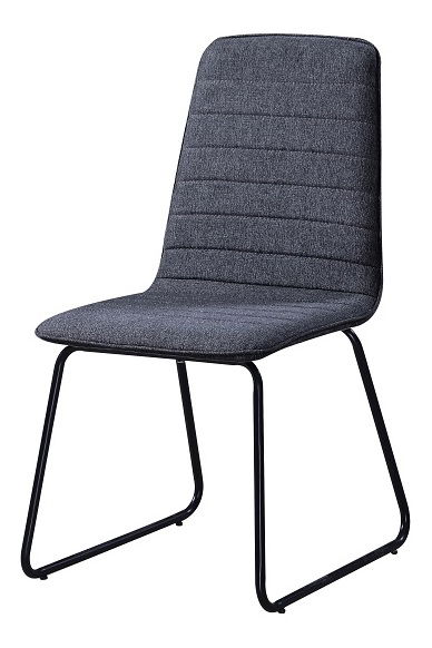 Jedálenská stolička Danuta (tmavosivá + čierna)