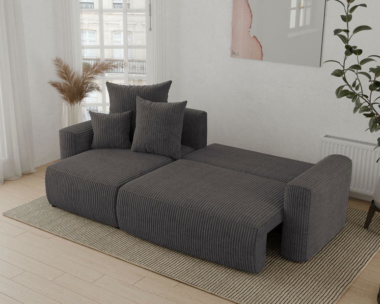 Colțar Denia (S) (gri negru)