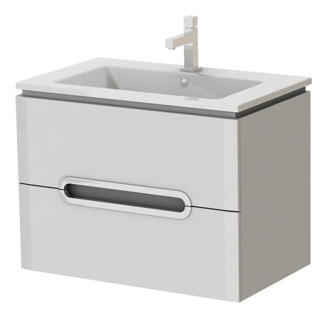 Dulap de baie suspendat cu lavoar Costa Pr-75 W