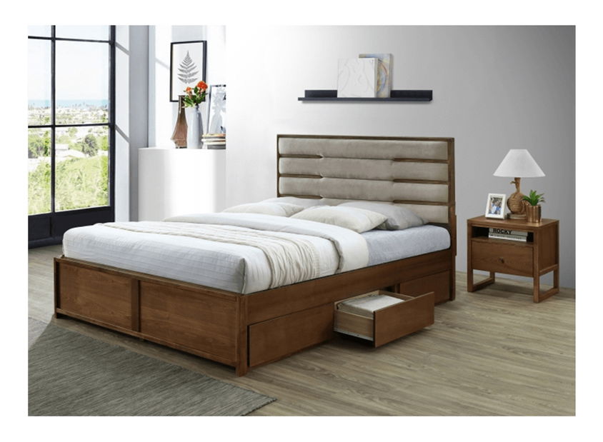 Manželská posteľ 180 cm Begoa (s roštom)