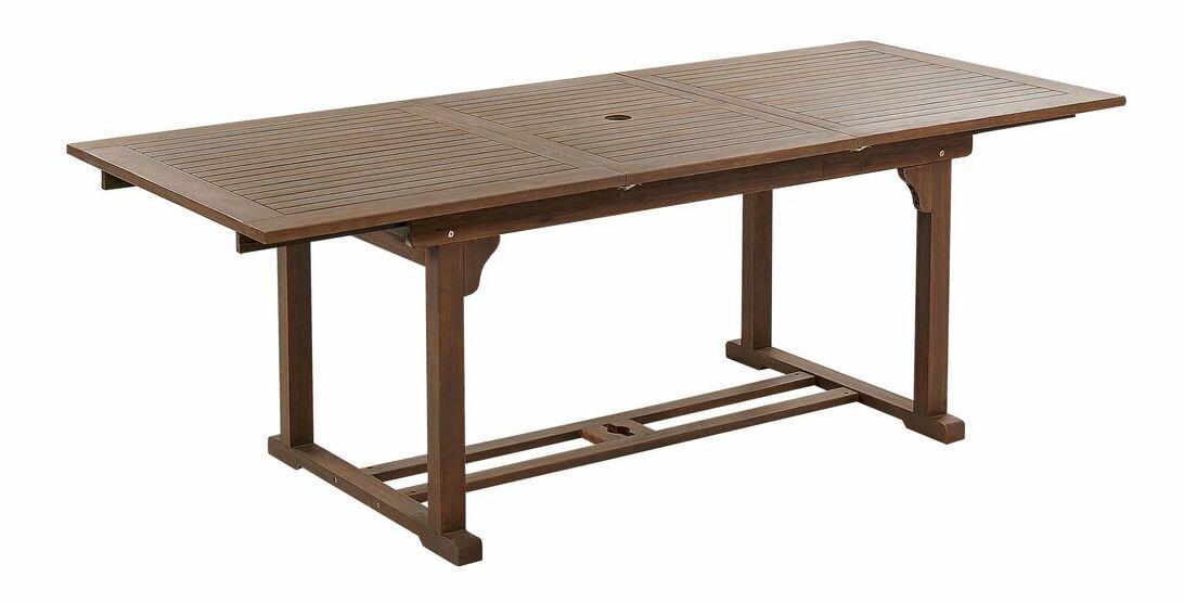 Set mobilier de grădină Amati (lemn de salcâm închis + gri bej)