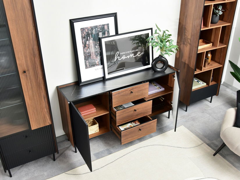 Mobilier birou Presuntos 2 (negru)