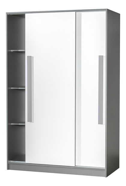 Šatníková skriňa Gilla G13 (sivá)