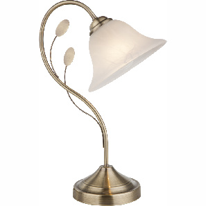 Stolna lampa Posadas 69007-1T (klasična) (mjed + alabaster)