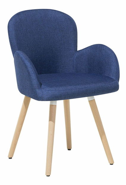 Set 2 buc. scaune pentru sufragerie Broville (albastru marin)