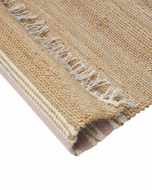 Covor 80 x 150 cm Miza (bej + roz)