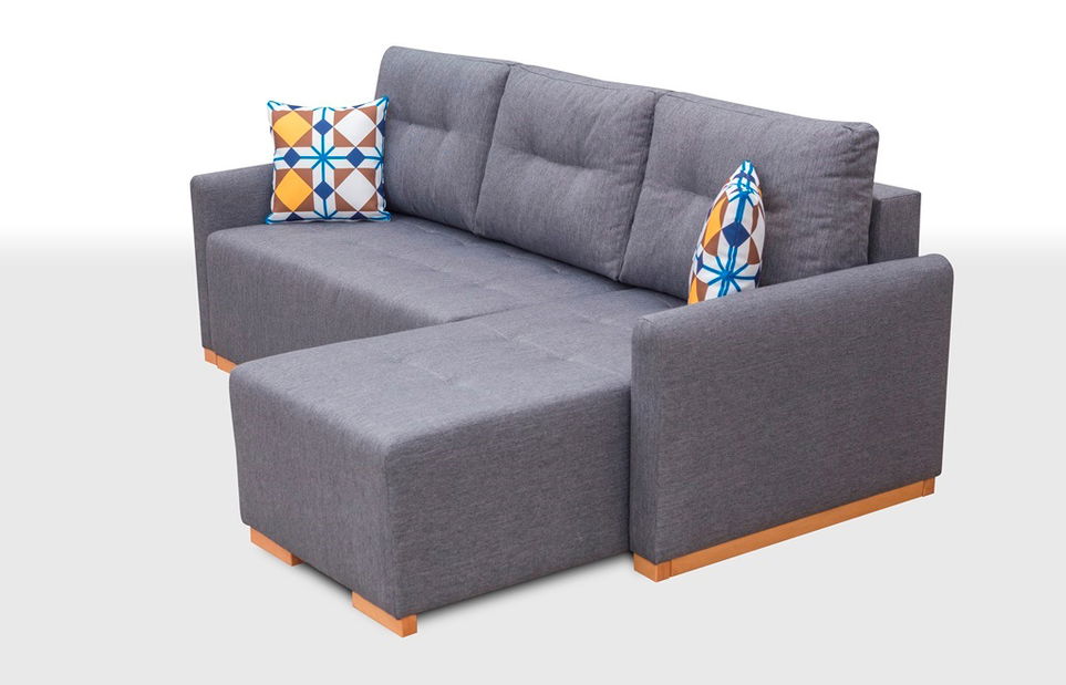 Sarok kanapé Xantho (szürke) (J)