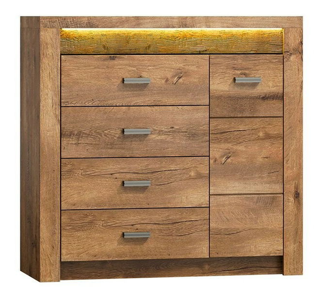 Komód Nadenas N17 (sötét kőris) 