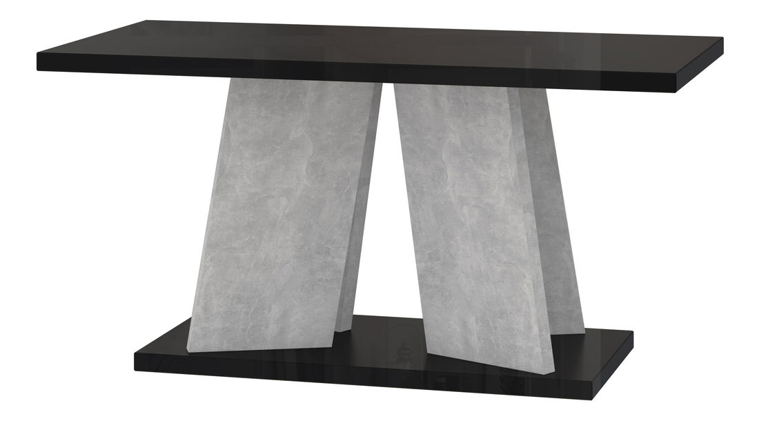 Stolić za kavu Mulnu (crni sjaj + kamen)