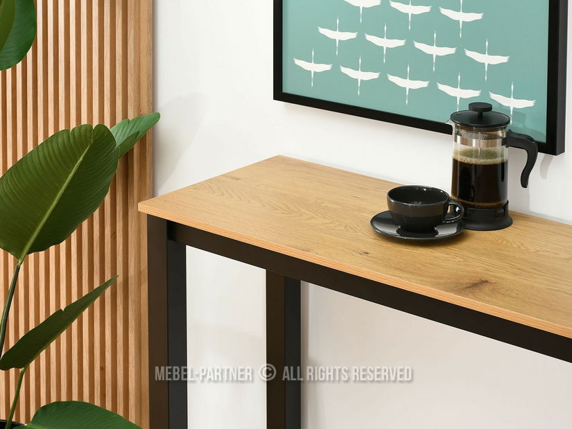 Étkező szett Remma (tölgy + fekete) (2 fő részére)