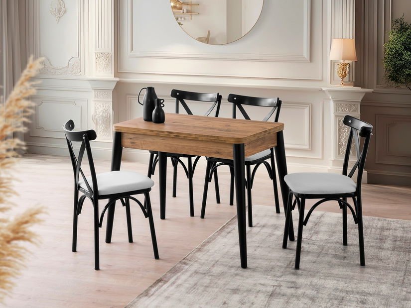 Blagovaonski stol na razvlačenje Doluna (atlantski bor)