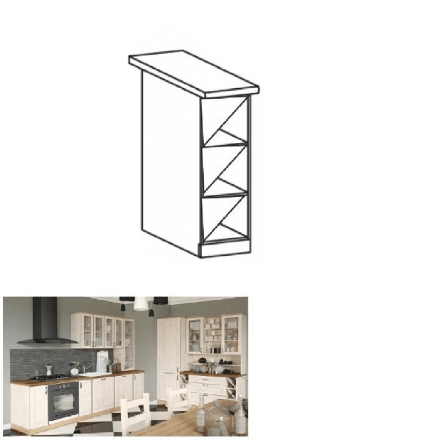 Dolná kuchynská skrinka Regnar D20W
