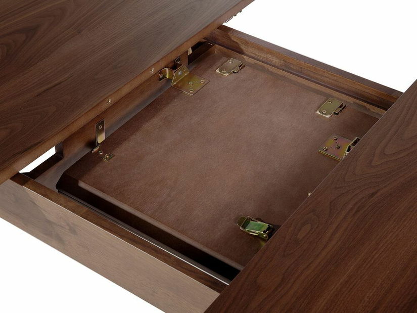 Jedálenský stôl Medo (pre 4 až 6 osôb) (tmavé drevo)