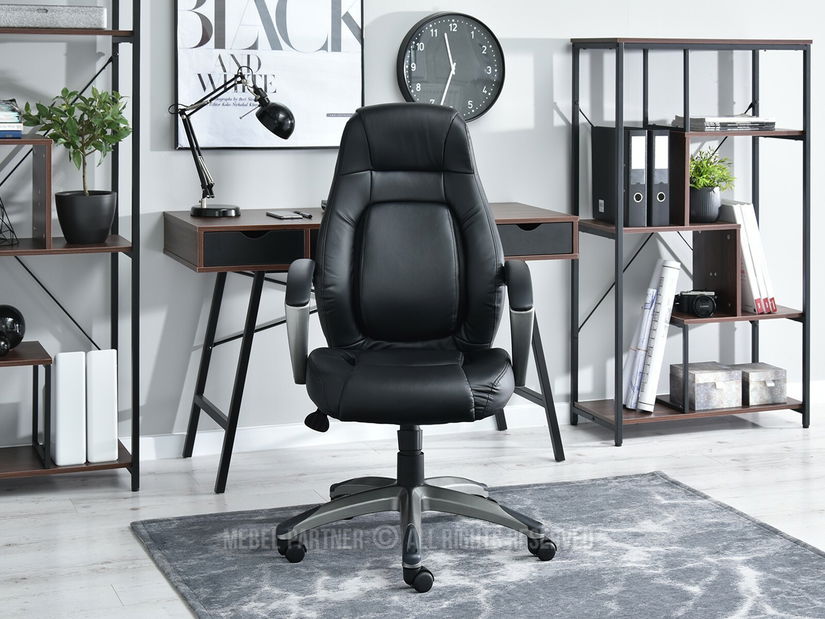 Fotel Druker (fekete + szürke)