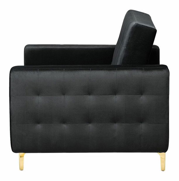 Set canapea fotoliu 3+1+1 Aberde (negru)