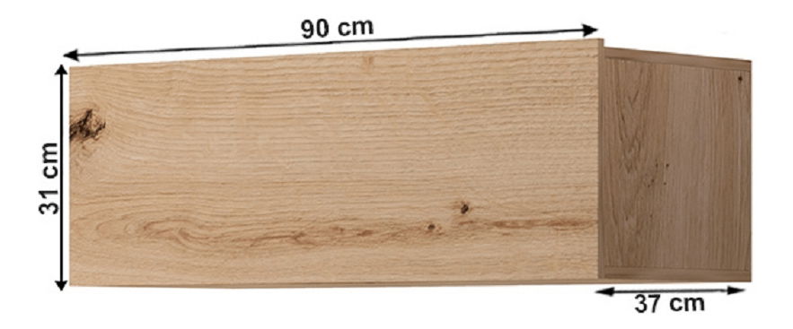 Závesná skrinka Svaren ED 90 (dub artisan)